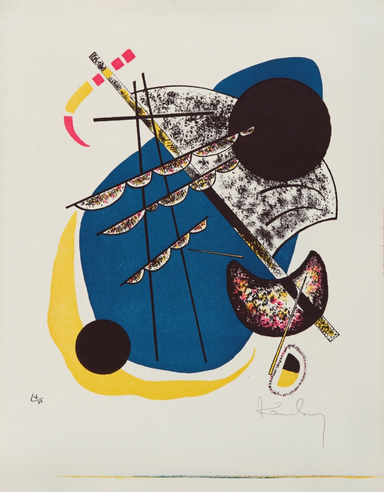 Wassily Kandinsky (1866&amp;ndash;1944)

Portfolio of&amp;nbsp;Kleine Welten (Small Worlds), 1922 (no. II)

Lithograph on paper

Sheet: 14 x 11 in. (35.5 x 27.9 cm)

Image: 11 x 9 in. (27.9 x 22.8 cm)

Intialed and dated lower left in stone: VK 22

Signed lower right: Kandinsky

(Roethel 165)