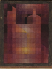 Paul Klee, Burg 2 (Castle 2), 1923, 107, Watercolor on paper, 12 x 8 9/10 in. (30.5 x 22.6 cm), Signed lower right: Klee, Dated, numbered, and titled on the artist’s mount, lower center: 1923 107 Burg 2