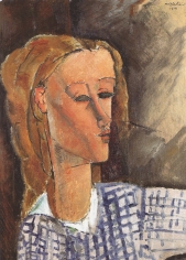 Amedeo Modigliani, Beatrice Hastings, 1916, Oil on canvas, 25.5 x 18 1/8 in (64.9 x 45.9 cm), John C. Whitehead Collection, until 2015