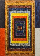 Alfred Jensen, Acrobatic Rectangle Per 2, 1967, Oil on canvas, 66 x 48 in. (167.6 x 121.9 cm), Titled, inscribed and dated on verso