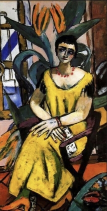 Max Beckmann (1884 - 1950) Portrait with Birds of Paradise, 1937 Oil on canvas